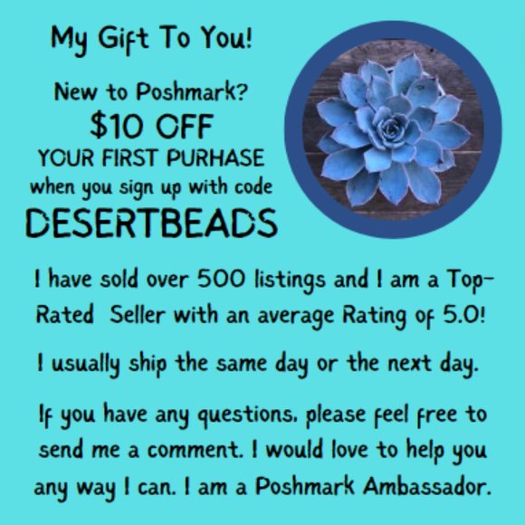 ๐ฐ ๐ ๐ ๐ ๐ ๐ฐ Sand Dollar and Turquoise Dangle Earrings - Picture 14 of 15